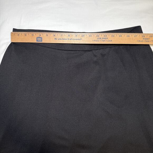 KASPER Black Knit Stretch Long Maxi Skirt SZ 1X Plus Size Office Wear Formal NWT - Picture 8 of 15